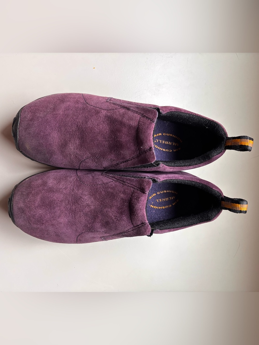 Merrell Kids Plum Suede Slip-On Jungle Mocs